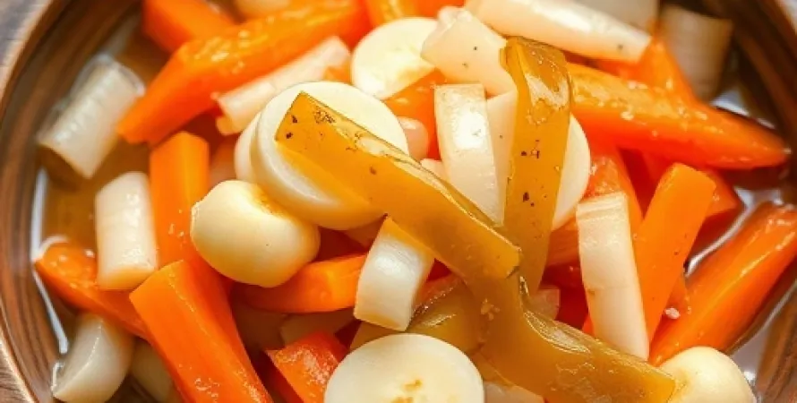 Pickle de carotte et daikon