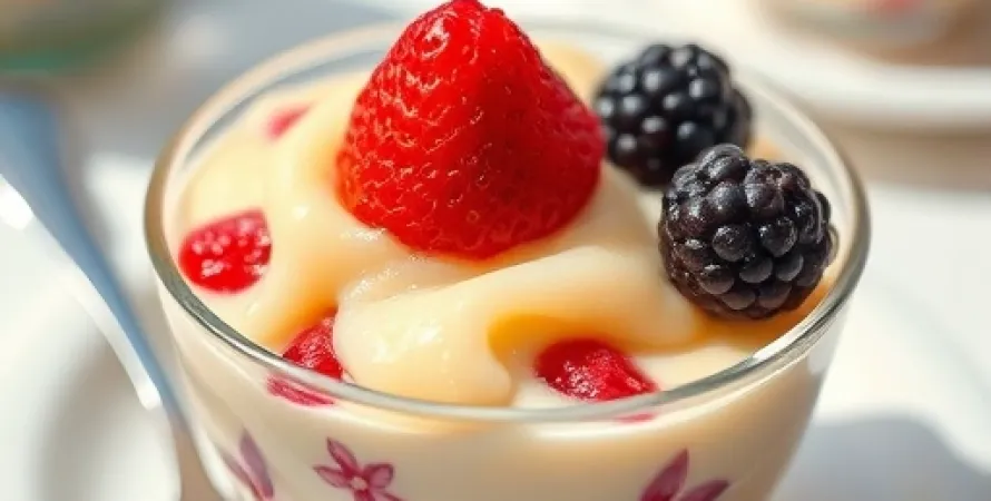 Pudding d'été aux fruits