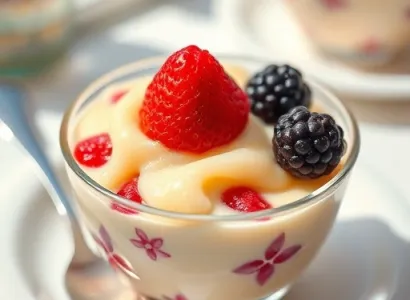 Pudding d'été aux fruits