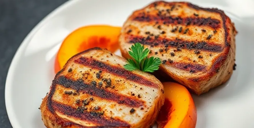 Côtes de porcelet poivrées