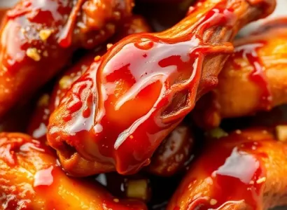 Ailes de poulet au miel épicé