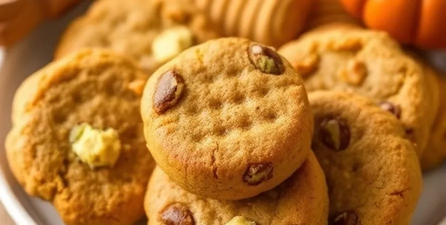 Biscuits au beurre de pistache et courge