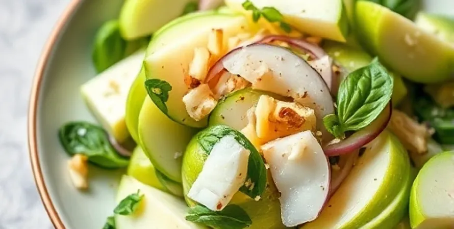 Salade de Pomme Verte au Gingembre