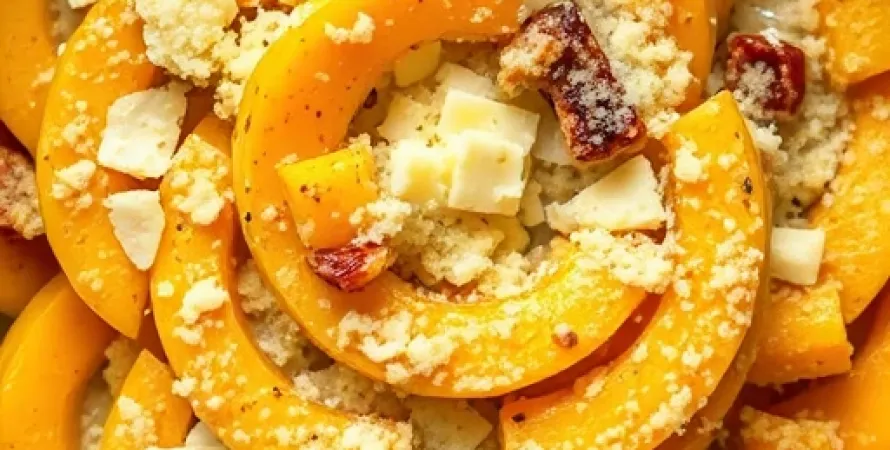Courge jaune au fromage