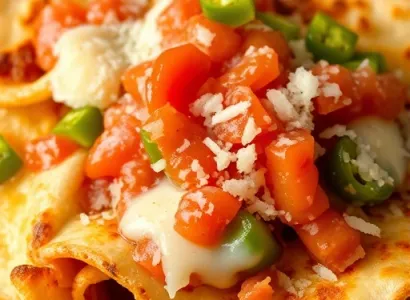 Tortillas au fromage chaud