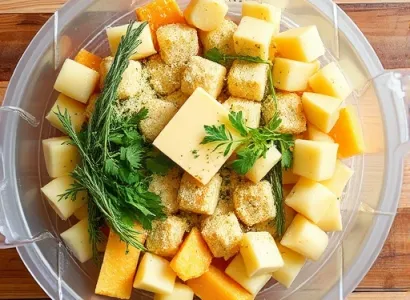 Beurre au parmesan et aux herbes