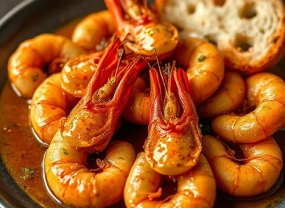 Crevettes à la New Orleans
