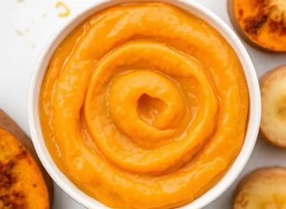 Purée de patates douces