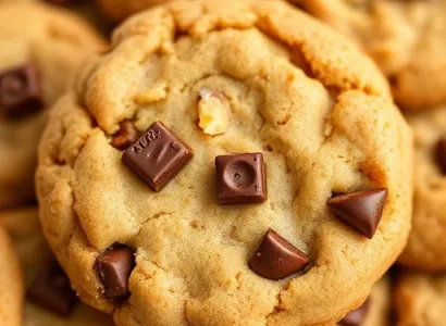 Cookies aux pommes et chocolat