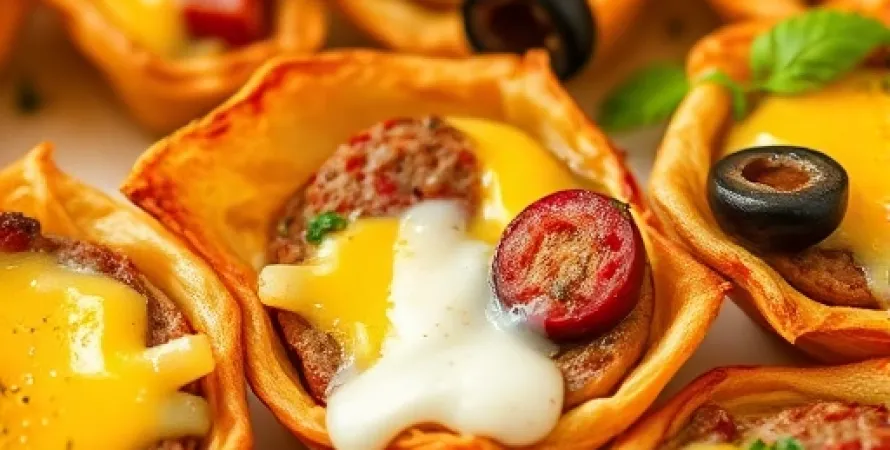 Cups de saucisse au fromage