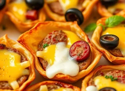 Cups de saucisse au fromage