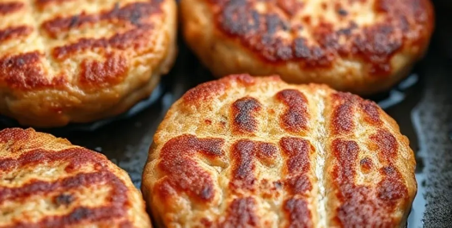 Burgers pan-searés