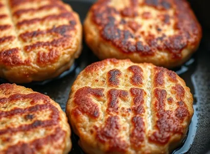 Burgers pan-searés
