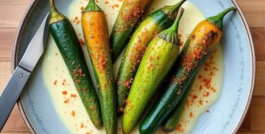 Courgettes à la florentine