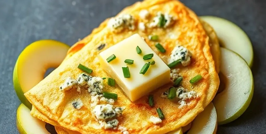 Omelette au Fromage Bleu