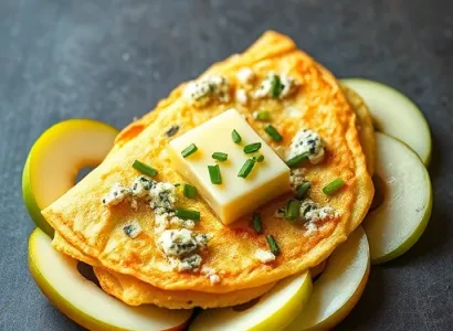 Omelette au Fromage Bleu