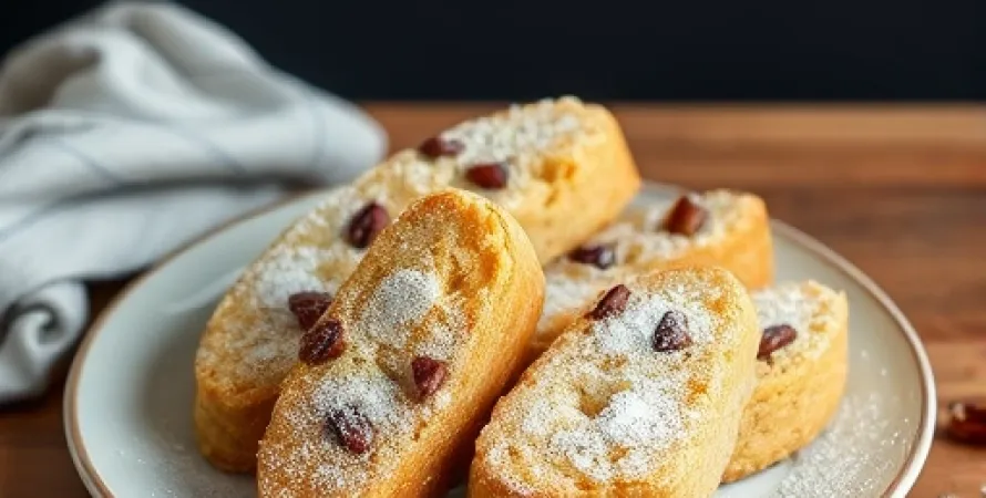 Biscotti aux bananes et noix de pecan