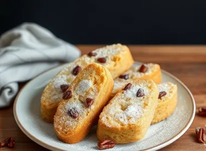 Biscotti aux bananes et noix de pecan