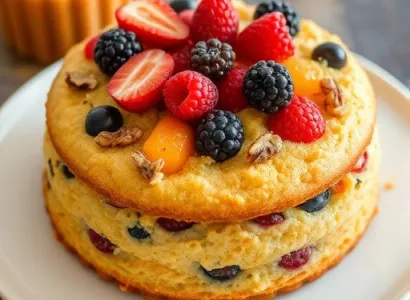 Gâteau aux fruits et noix