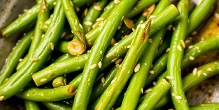 Haricots verts au sésame