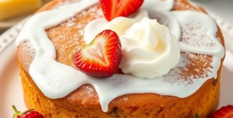 Gâteau épais de grand-mère