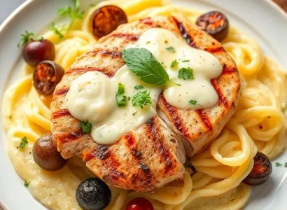 Poulet au citron vert Alfredo