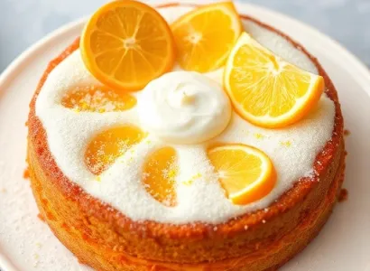 Gâteaux aux citron et aux myrtilles