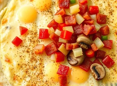Omelette aux épices