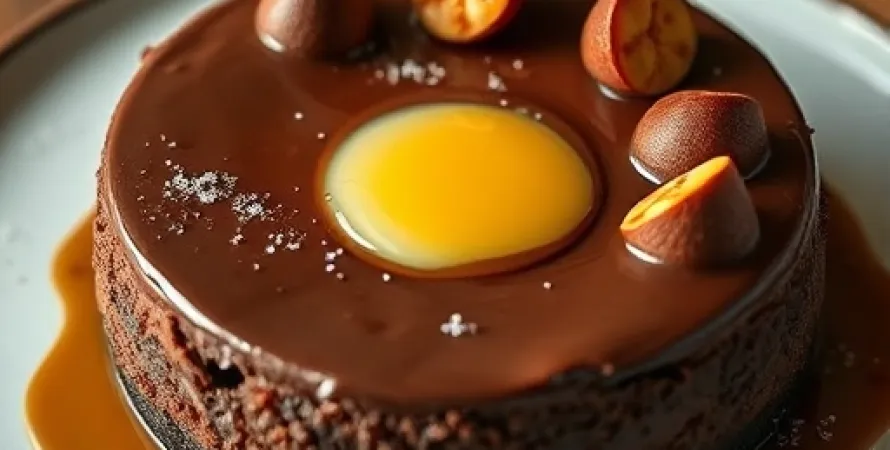 Cheesecake au chocolat et au beurre de cacahuète