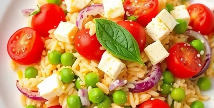 Salade d'orzo frais
