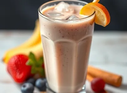 Smoothie au lait evaporé