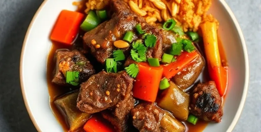 Casserole de boeuf à l'asiatique