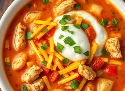 Soupe En Chili De Poulet