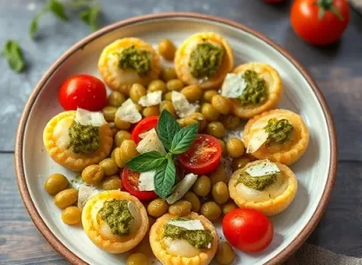 Orecchiettes aux haricots blancs et pesto