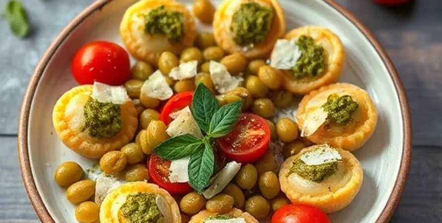 Orecchiettes aux haricots blancs et pesto