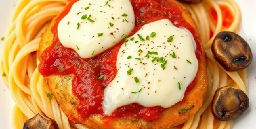 Poulet à la parmigiana