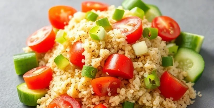 Salade de tomates et blé