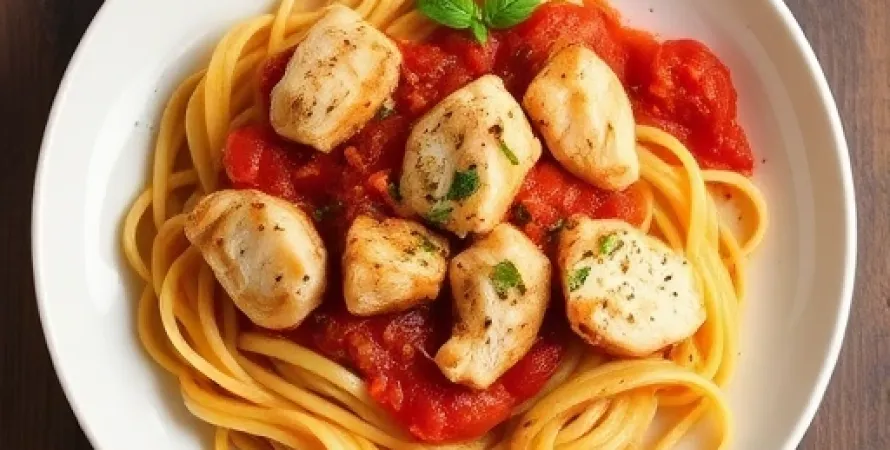 Pâtes italiennes au poulet