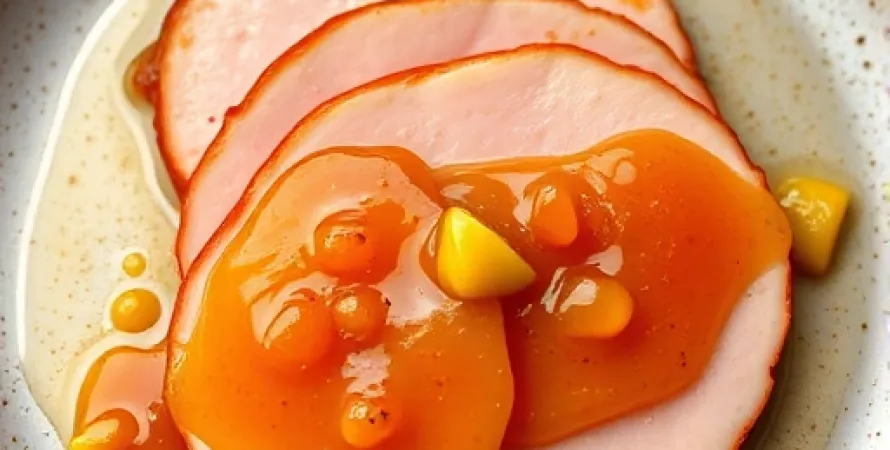 Tranches de jambon glacées