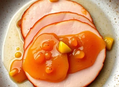 Tranches de jambon glacées