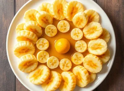 Rouleaux de bananes plantain au miel