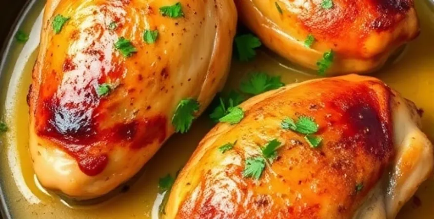 Cuisses de poulet au beurre et au soja