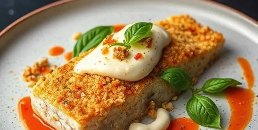 Poisson panne aux noix de macadamia