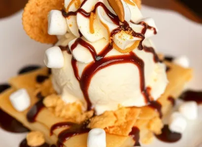 Crêpes Sundae avec twist