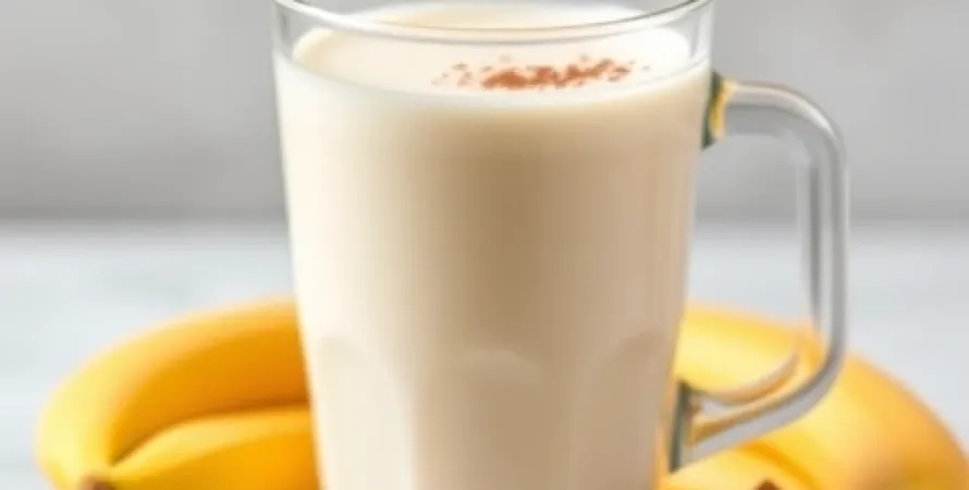 Boisson crémeuse aux bananes