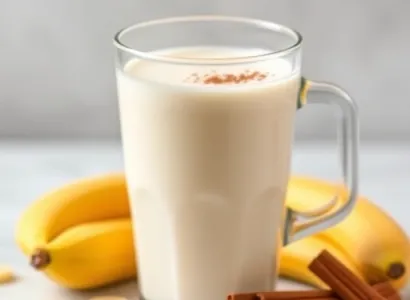 Boisson crémeuse aux bananes