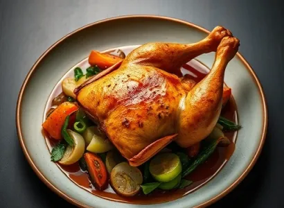 Poulet aux légumes sauce aigre-douce