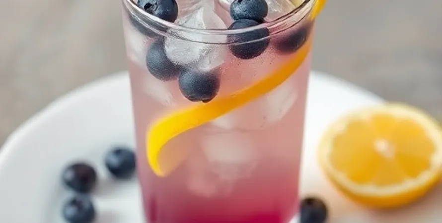 Limonade aux bleuets