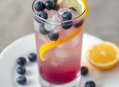 Limonade aux bleuets