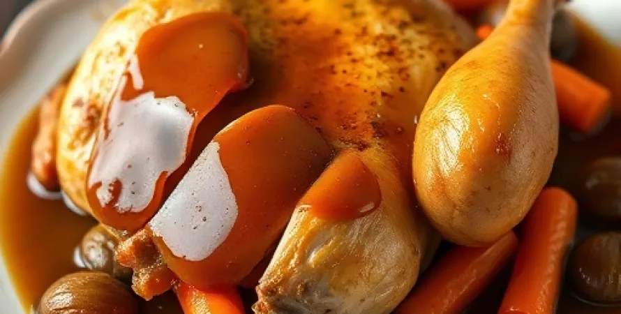 Poulet au gravy